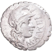 Coin, Aurelia, Denarius, 118 BC, Narbo, VF(30-35), Silver, Crawford:282/1