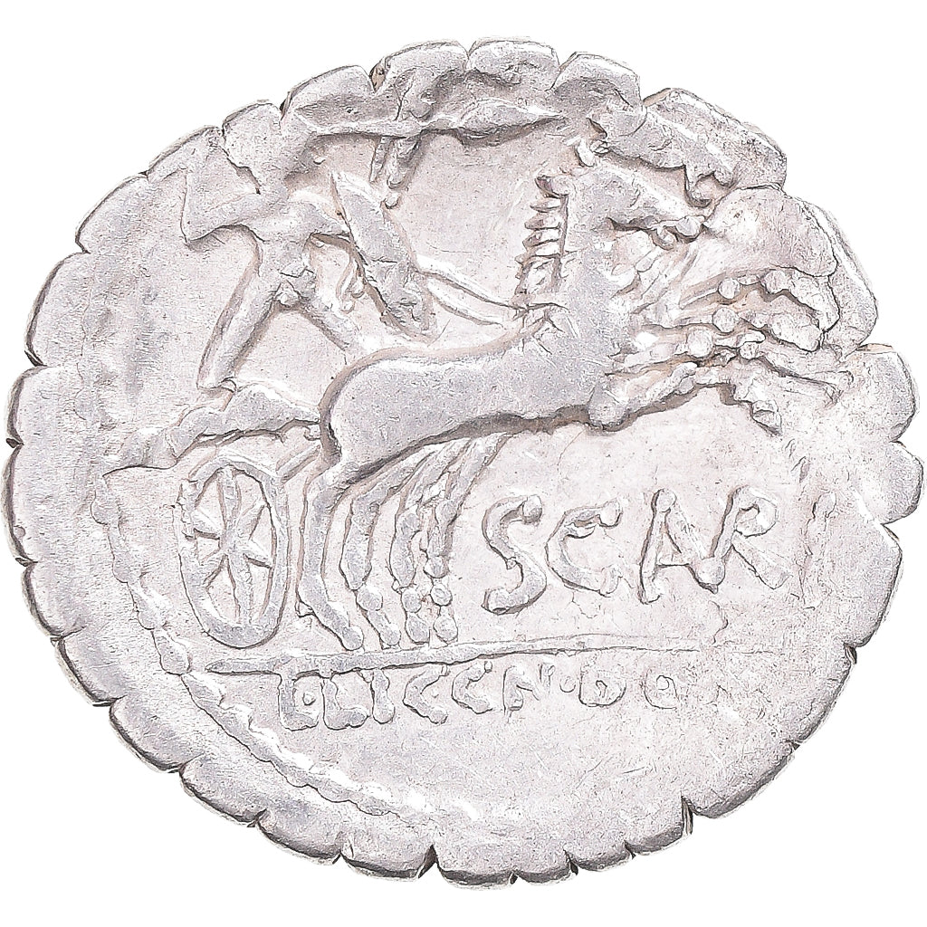 Coin, Aurelia, Denarius, 118 BC, Narbo, VF(30-35), Silver, Crawford:282/1