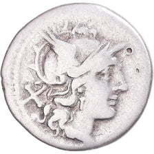 Coin, Denarius, 206-195 BC, Rome, VF(20-25), Silver, Crawford:114/1