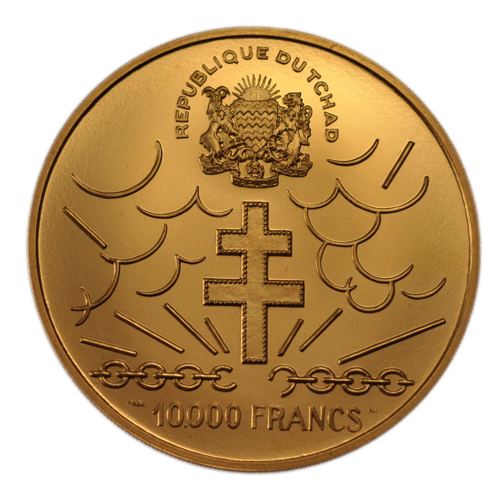 Tchad (République du), 10000 Francs Général De Gaulle