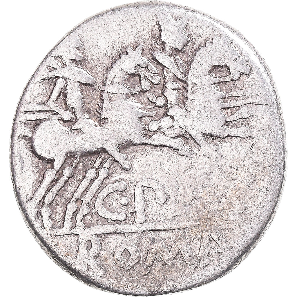 Moeda, Plautia, Denarius, 121 BC, Rome, F(12-15), Prata, Crawford:278/1