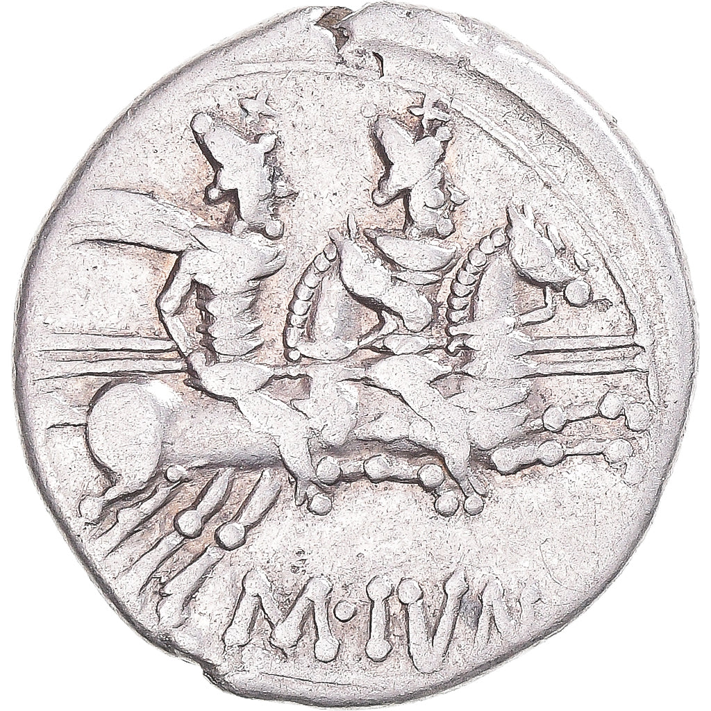 Munten, Junia, Denarius, 145 BC, Rome, FR+, Zilver, Crawford:220/1