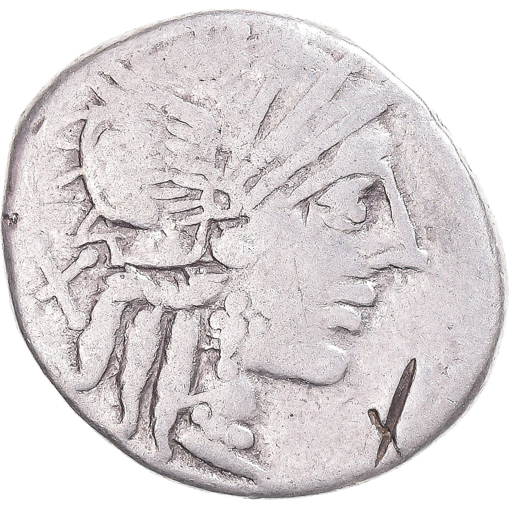 Münze, Plautia, Denarius, 121 BC, Rome, SGE+, Silber, Crawford:278/1