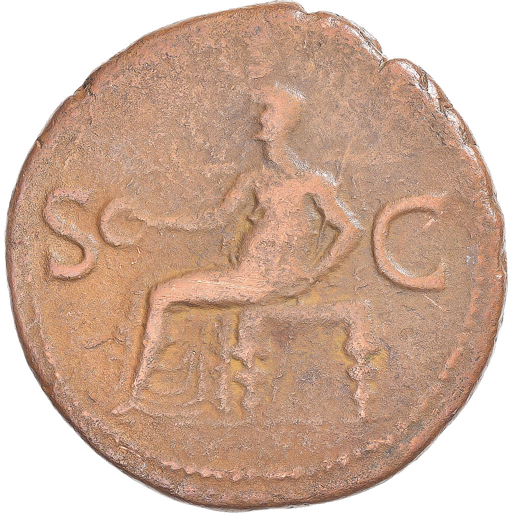 Monnaie, Caligula, As, 37-38, Rome, B+, Bronze, RIC:38
