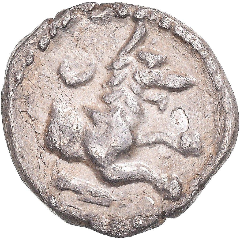 Moeda, Obol, IV s. BC, Laranda, EF(40-45), Prata, SNG Levante:225