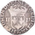 Moneda, Francia, Henri III, 1/4 Ecu, 1584, Rennes, MBC, Plata