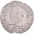 Moeda, França, Henri III, 1/4 Franc au col plat, 1587, Rennes, VF(30-35)