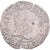 Coin, France, Henri III, 1/4 Franc au col plat, 1587, Rennes, VF(30-35), Silver