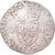 Moeda, França, Henri III, 1/8 Ecu, 1579, Rennes, EF(40-45), Prata, Gadoury:485