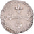 Moneda, Francia, Henri III, 1/8 Ecu, 1586, Rennes, MBC, Plata, Gadoury:485
