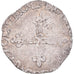 Moneta, Francia, Henri III, 1/8 Ecu, 1582, Rennes, BB, Argento, Gadoury:485