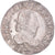 Moneta, Francia, Henri III, 1/2 franc au col gaufré, 1587, Paris, BB+, Argento