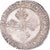 Moneda, Francia, Henri III, 1/2 franc au col gaufré, 1587, Paris, MBC+, Plata
