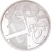 France, 5 Euro, 2013, Paris, Liberté, MS(60-62), Silver