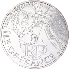 France, 10 Euro, 2012, Paris, Ile De France, MS(63), Silver