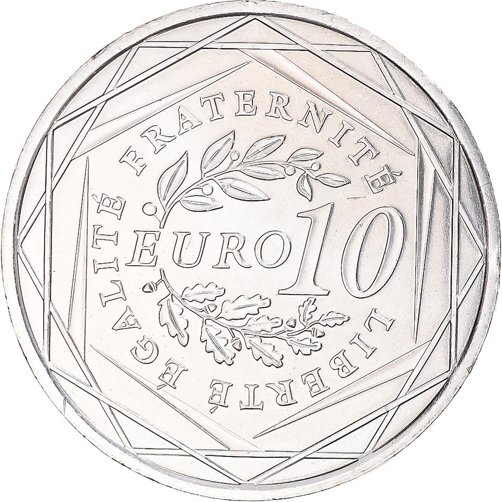Frankreich, 10 Euro, 2009, Paris, Semeuse, UNZ+, Silber