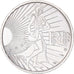 Francja, 10 Euro, 2009, Paris, Semeuse, MS(60-62), Srebro
