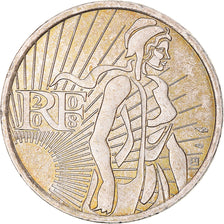 France, 5 Euro, 2008, Paris, Semeuse, MS(60-62), Silver