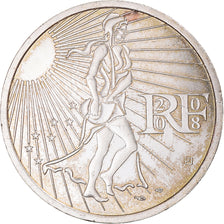 France, 15 Euro, 2008, Paris, Semeuse, MS(60-62), Silver
