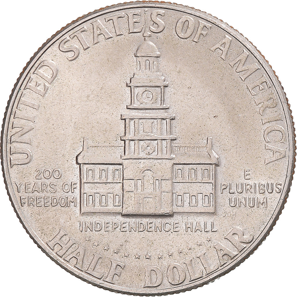 Coin, United States, Half Dollar, 1976, Philadelphia, John F. Kennedy