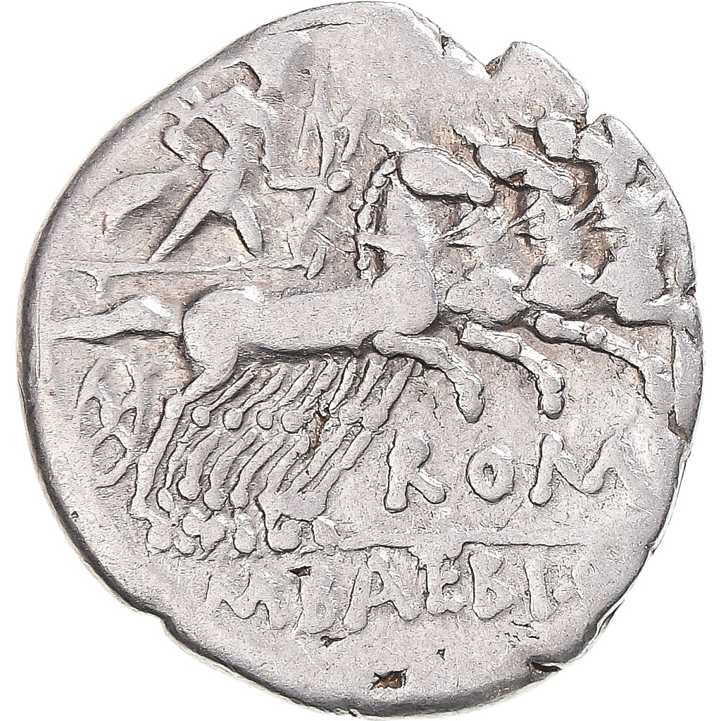 Moeda, Baebia, Denarius, 137 BC, Rome, VF(30-35), Prata, Crawford:236/1