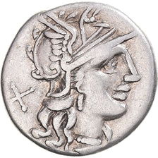 Coin, Trebania, Denarius, 135 BC, Rome, EF(40-45), Silver, Crawford:241/1
