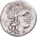 Coin, Trebania, Denarius, 135 BC, Rome, EF(40-45), Silver, Crawford:241/1