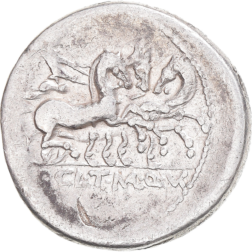 Coin, Manlia, Denarius, 111-110 BC, Rome, EF(40-45), Silver, Crawford:299/1a