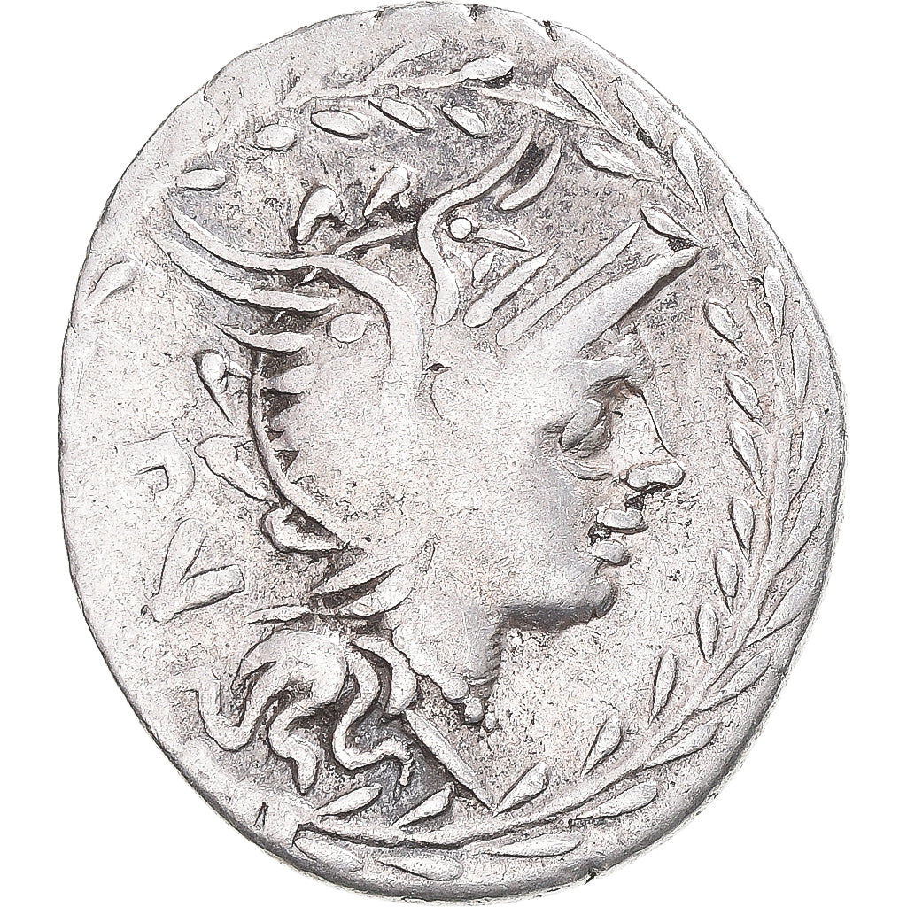 Coin, Lucilia, Denarius, 101 BC, Rome, VF(30-35), Silver, Crawford:324/1