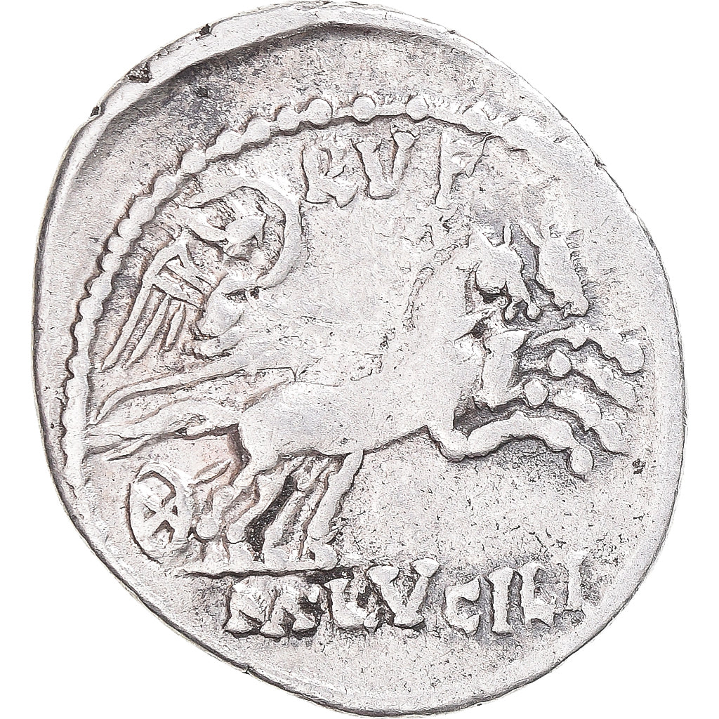 Coin, Lucilia, Denarius, 101 BC, Rome, VF(30-35), Silver, Crawford:324/1