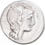 Moeda, Manlia, Denarius, 111-110 BC, Rome, VF(30-35), Prata, Crawford:299/1a