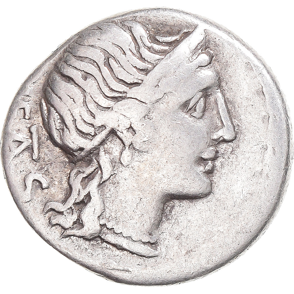 Moeda, Herennia, Denarius, 108-107 BC, Rome, EF(40-45), Prata, Crawford:308/1a