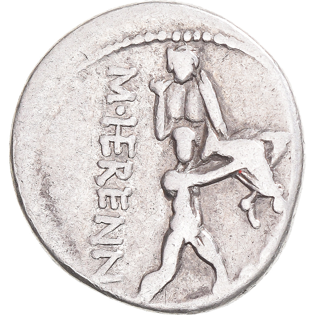 Moeda, Herennia, Denarius, 108-107 BC, Rome, EF(40-45), Prata, Crawford:308/1a