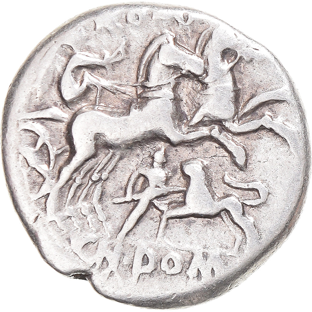 Moeda, Domitia, Denarius, 128 BC, Rome, AU(50-53), Prata, Crawford:261/1