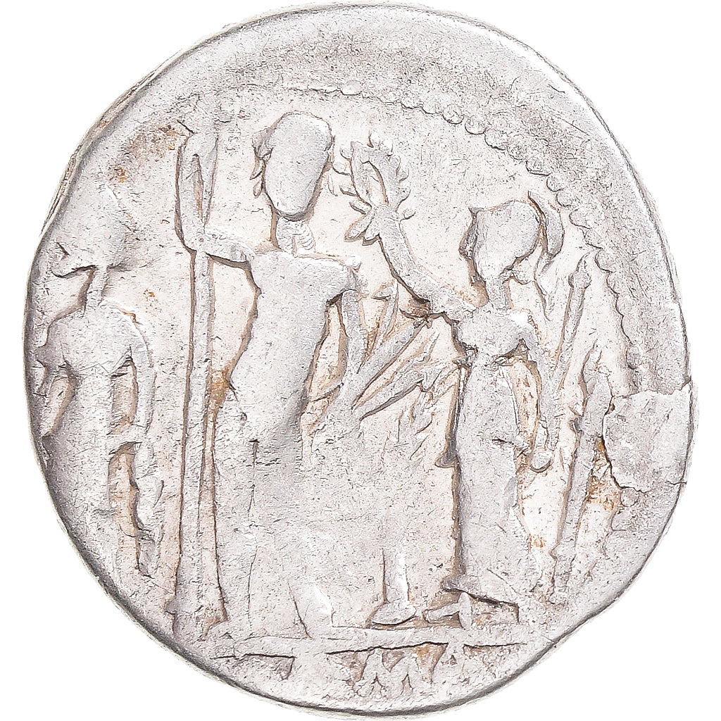 Moeda, Cornelia, Denarius, 112-111 BC, Rome, VF(20-25), Prata, Crawford:296/1l