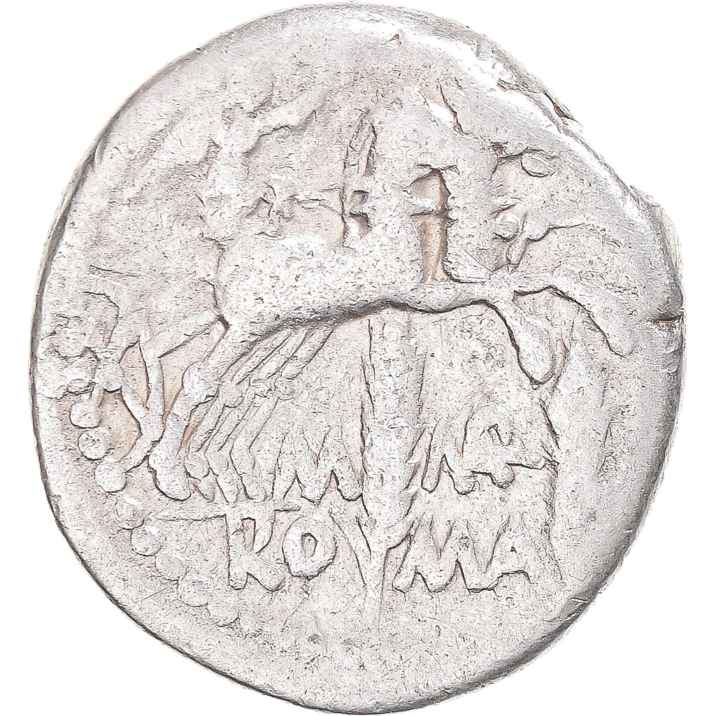 Moeda, Marcia, Denarius, 134, Rome, VF(20-25), Prata, Crawford:245/1