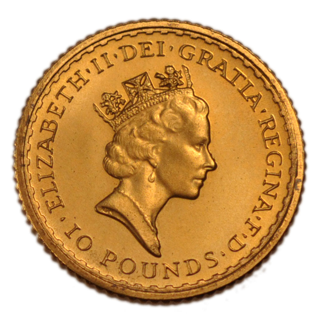 Great Britain, 10 Pounds, 1987, KM #950, MS(65-70), Gold, 3.40