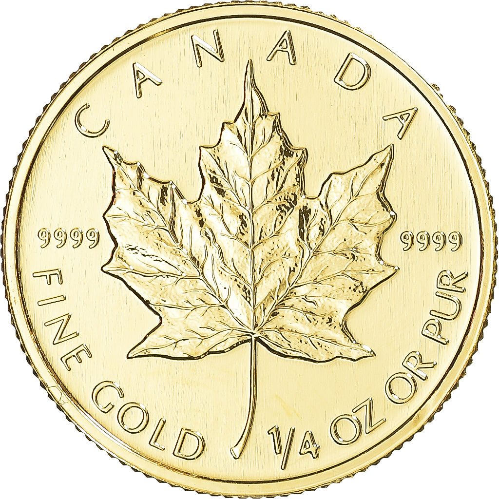 Münze, Kanada, 10 Dollars, 1993, Maple Leaf, STGL, Gold