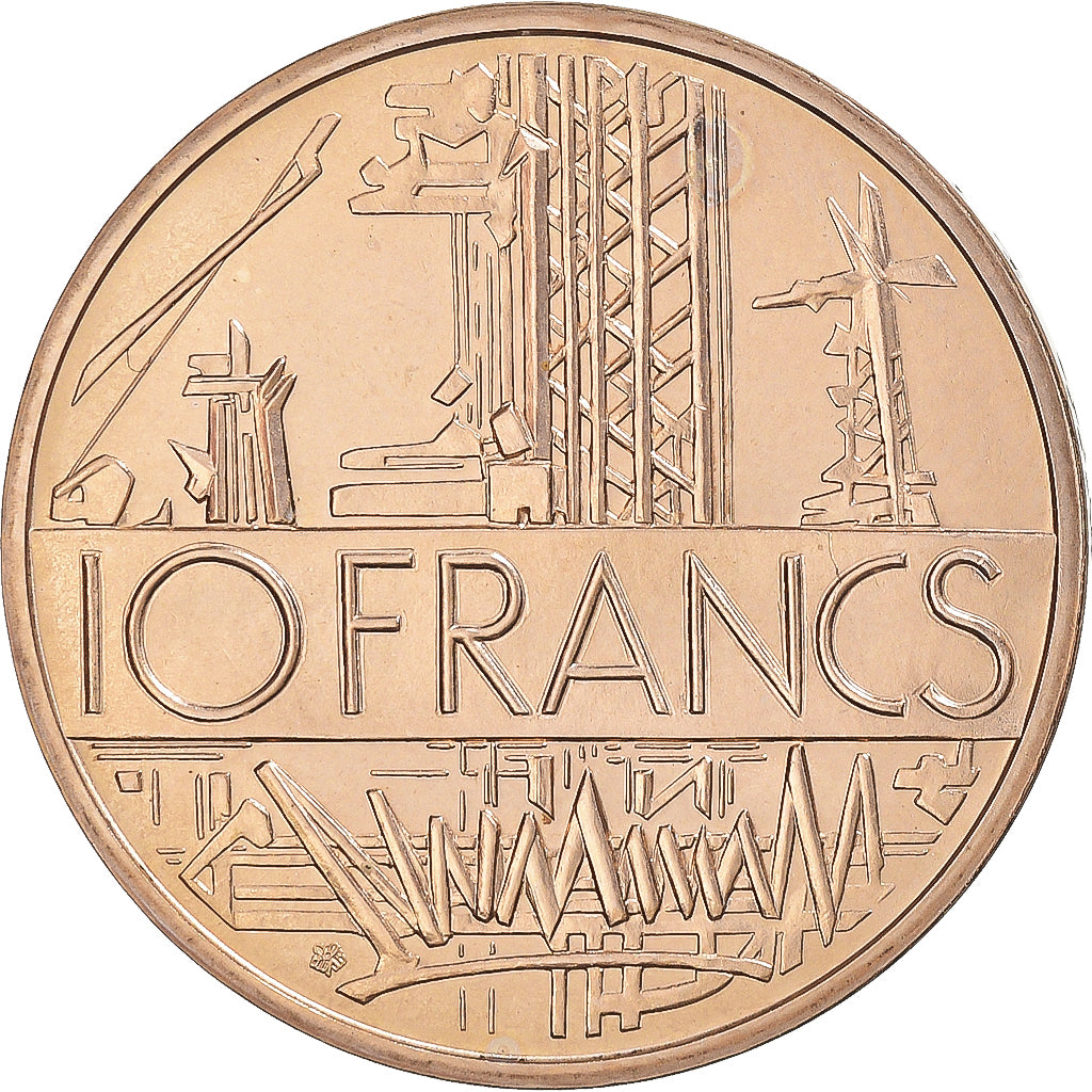 Moneda, Francia, 10 Francs, 1980, Paris, FDC, Cupro-aluminium-nickel