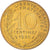 Munten, Frankrijk, 10 Centimes, 1980, Paris, FDC, Aluminum-Bronze