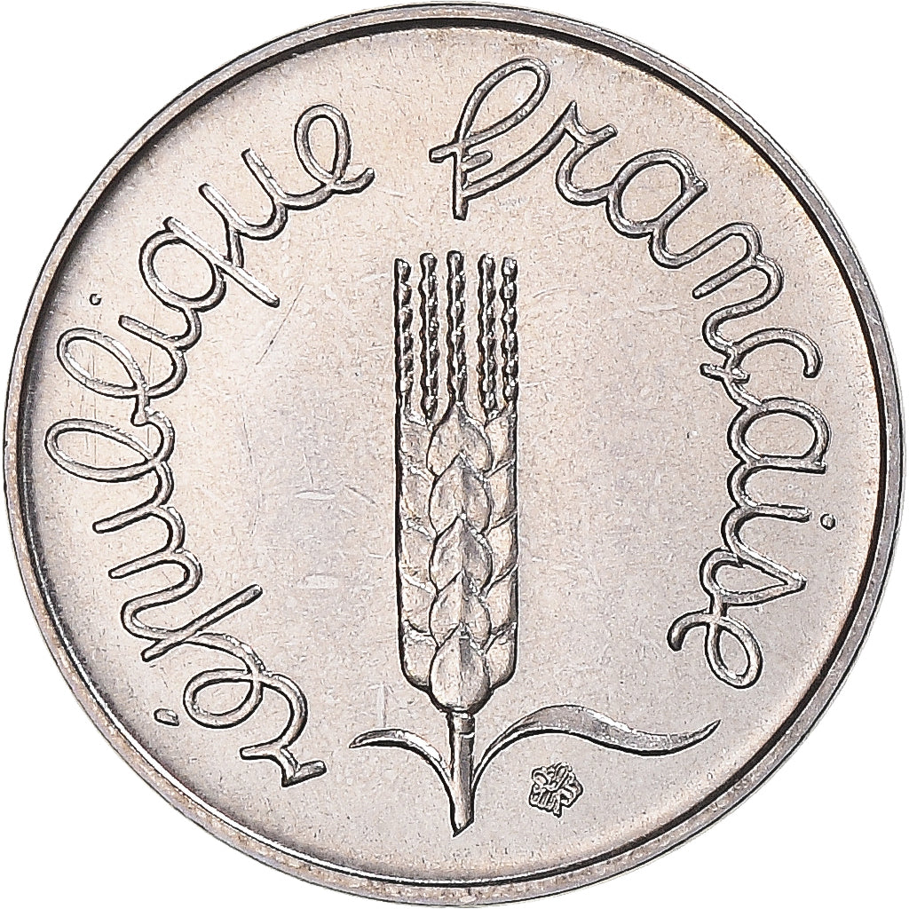Moneda, Francia, 1 Centime, 1980, Paris, FDC, Acero inoxidable, Gadoury:91