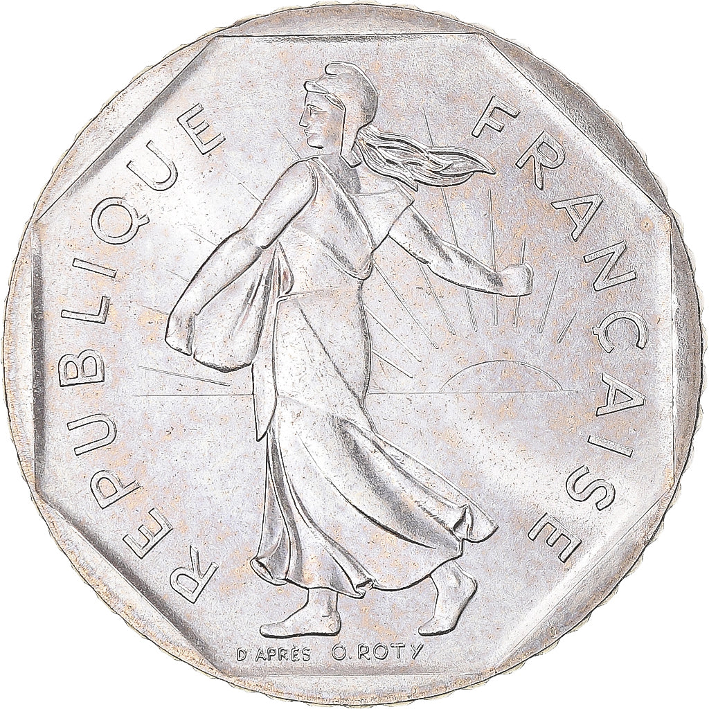 Moneta, Francia, 2 Francs, 1980, Paris, FDC, Nichel, Gadoury:547