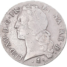 Coin, France, Louis XV, Ecu, 1769, Pau, EF(40-45), Silver, Gadoury:322