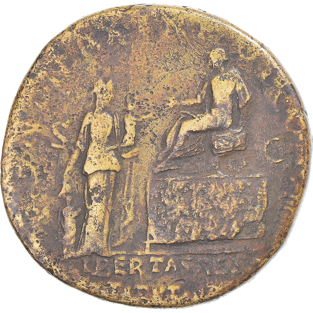 Coin, Hadrian, Sestertius, 119-120, Rome, EF(40-45), Bronze, RIC:236