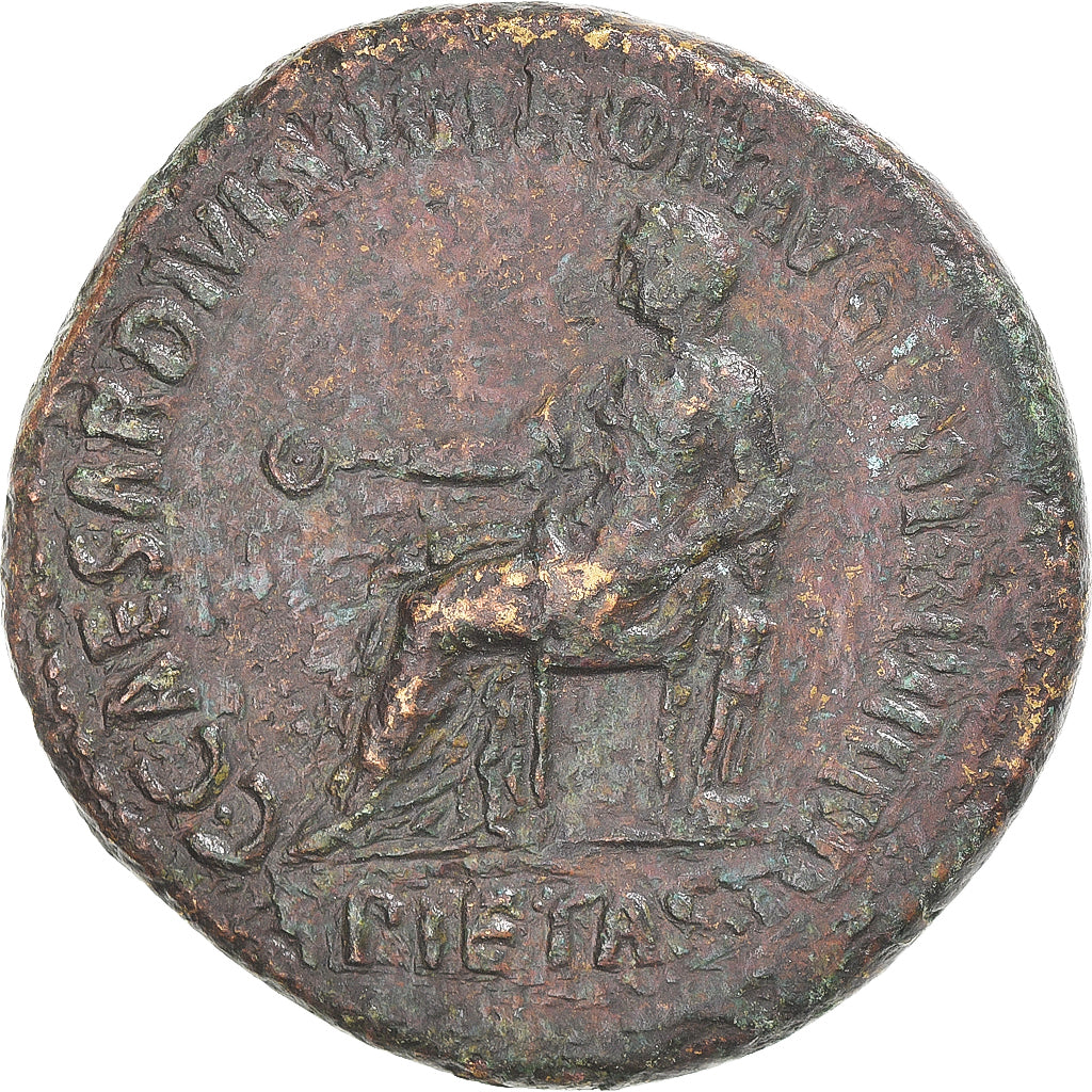 Coin, Caligula, Sestertius, 39-40, Rome, EF(40-45), Bronze, RIC:44