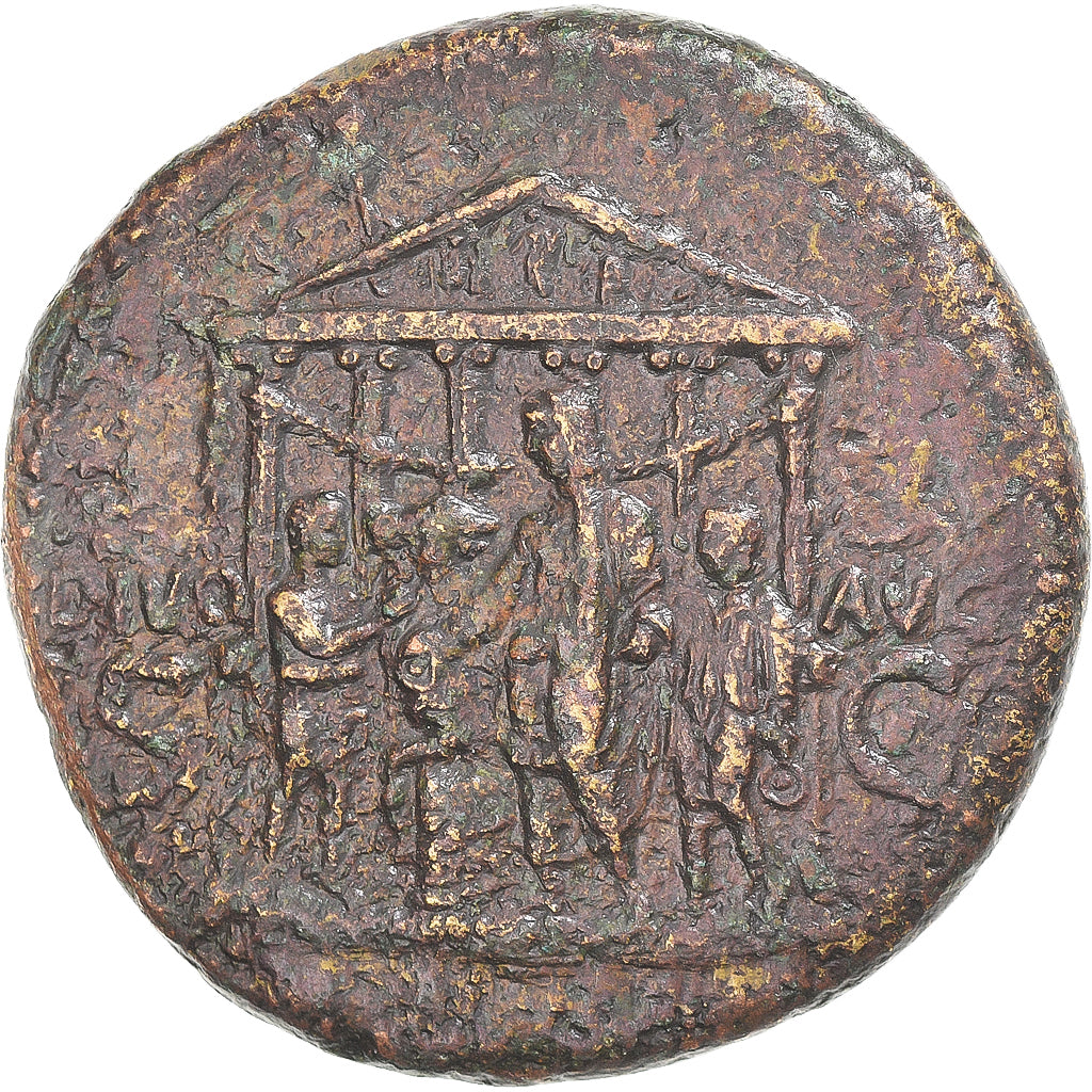 Coin, Caligula, Sestertius, 39-40, Rome, EF(40-45), Bronze, RIC:44