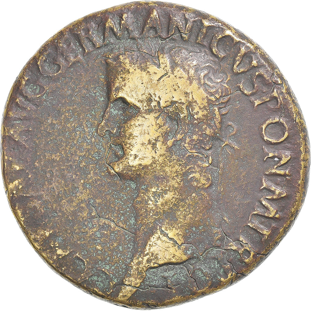 Coin, Caligula, Sestertius, 37-38, Rome, VF(30-35), Bronze, RIC:32