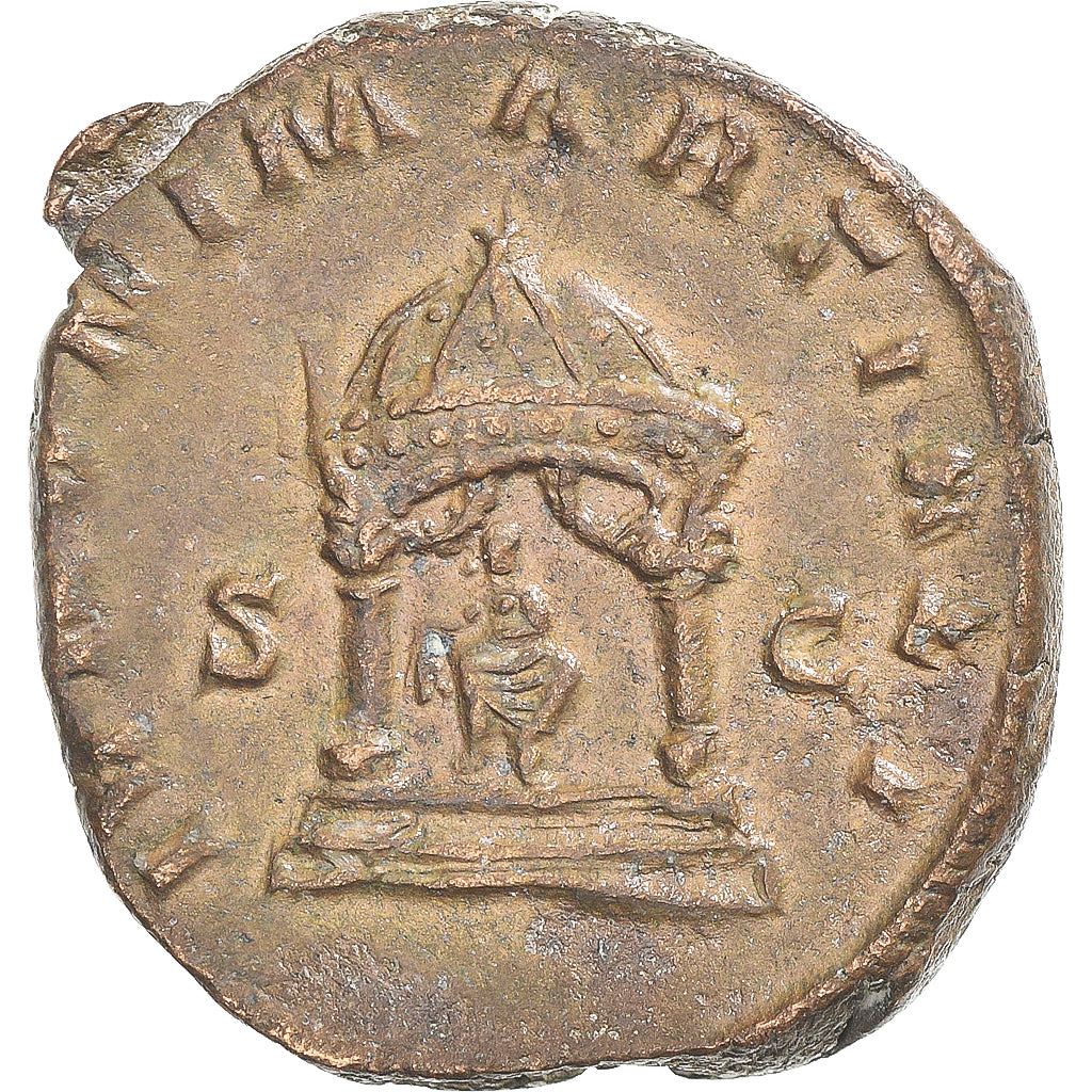 Coin, Volusian, Sestertius, 251-253, Rome, AU(50-53), Bronze, RIC:252