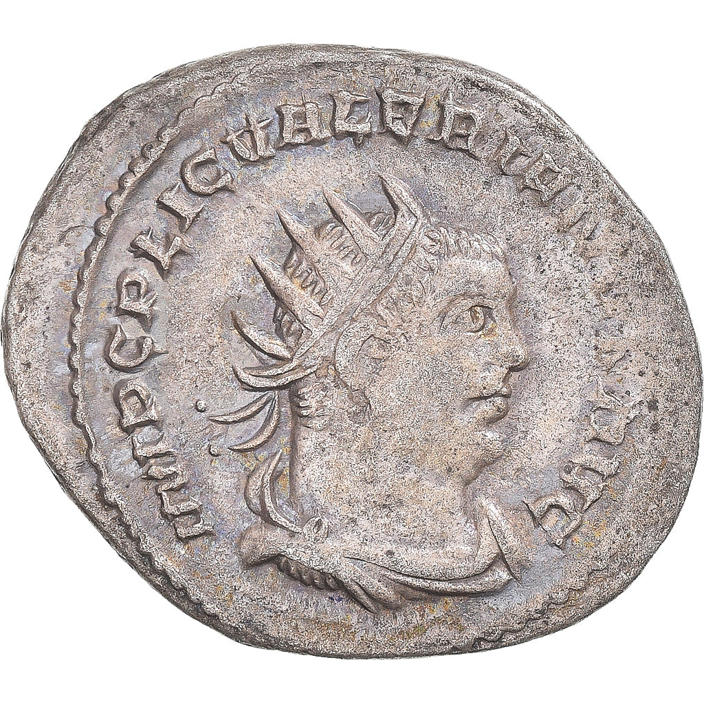 Moneda, Valerian I, Antoninianus, 255-256, Antioch, MBC+, Vellón, RIC:287