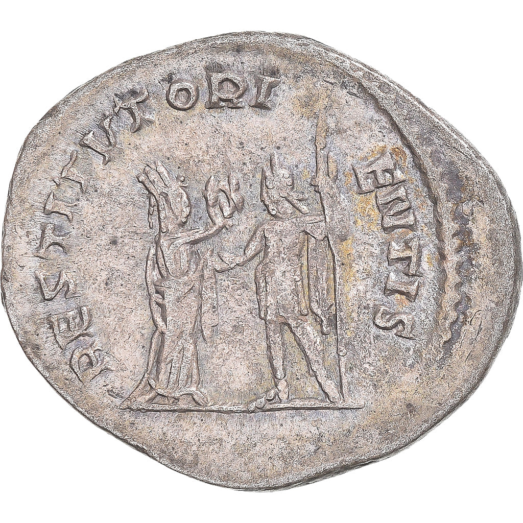Moneda, Valerian I, Antoninianus, 255-256, Antioch, MBC+, Vellón, RIC:287